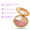 GlowFusion – Paleta Multifuncional Que Ilumina, Bronzeia e Realça o Rosto em Segundos (Oferta Exclusiva)
